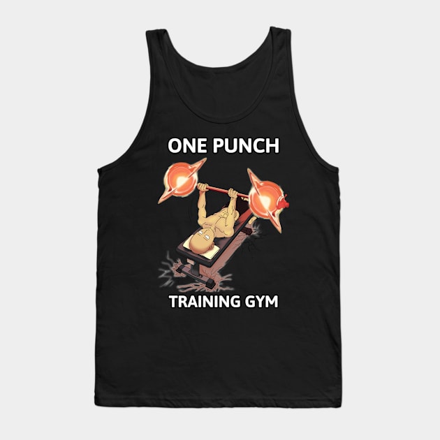 One Punch Lifting Black Holes! Tank Top by Anime Meme's